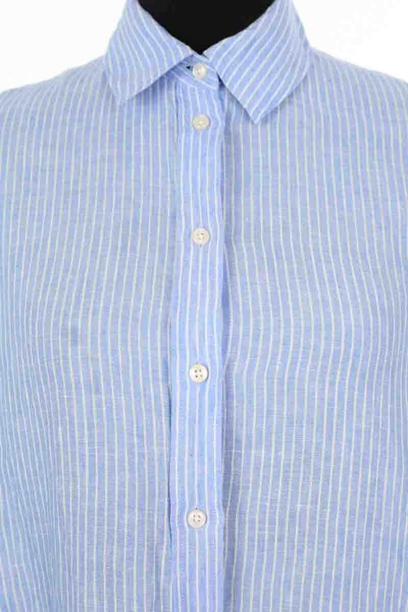 Chemise Figaret Bleu en Lin