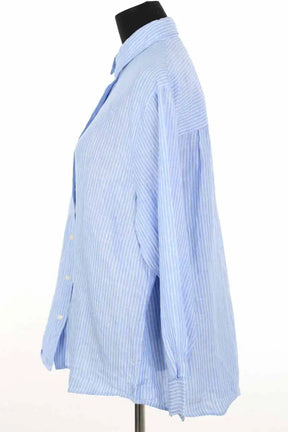 Chemise Figaret Bleu en Lin