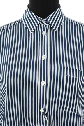 Chemise Figaret Charlot Bleu en Soie