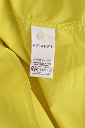 Chemise Figaret Jaune en Coton