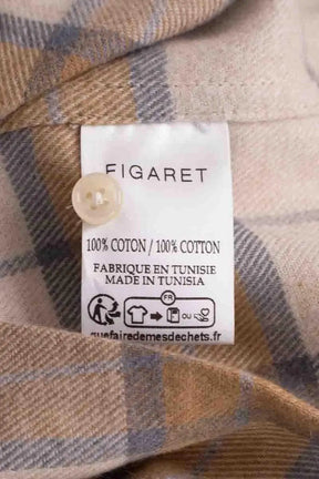 Chemise Figaret Marron en Coton