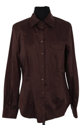 Chemise Figaret Marron en Coton, taille XL - Seconde Main