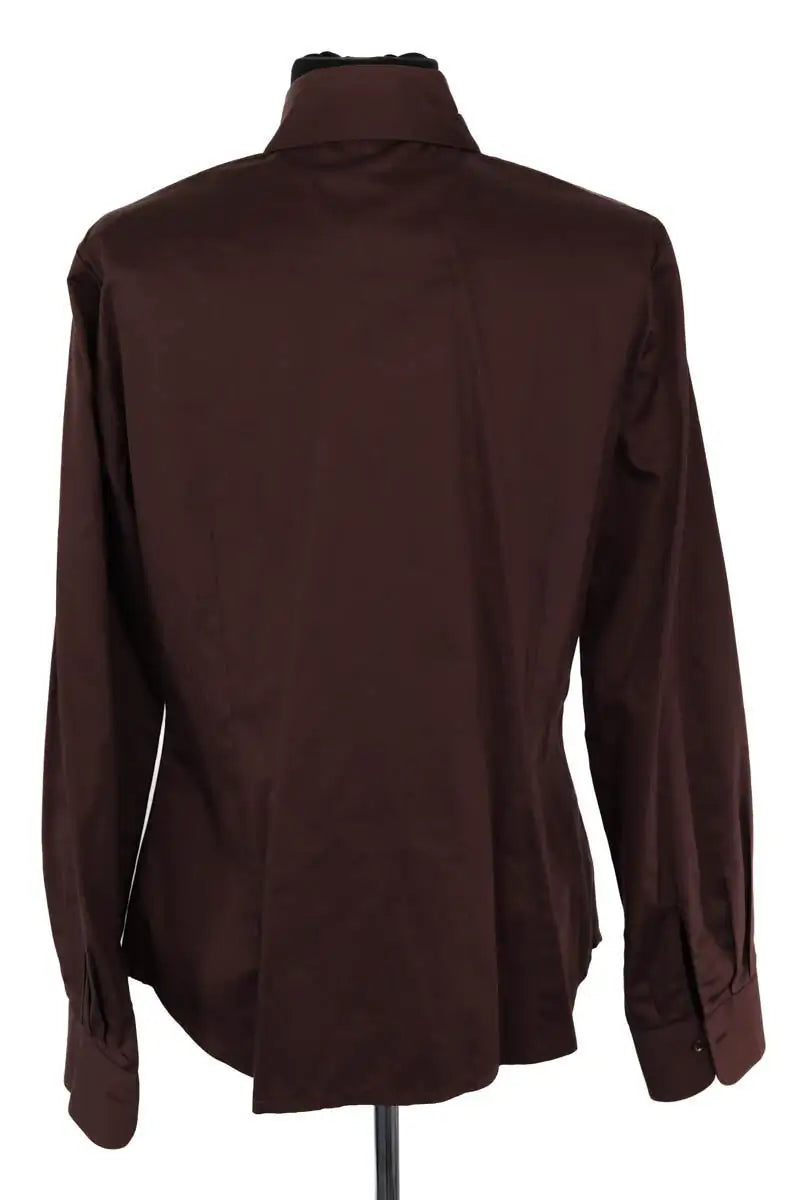 Chemise Figaret Marron en Coton