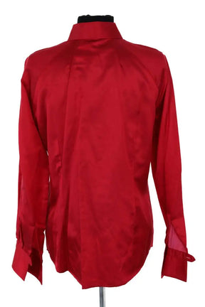 Chemise Figaret Rouge en Coton