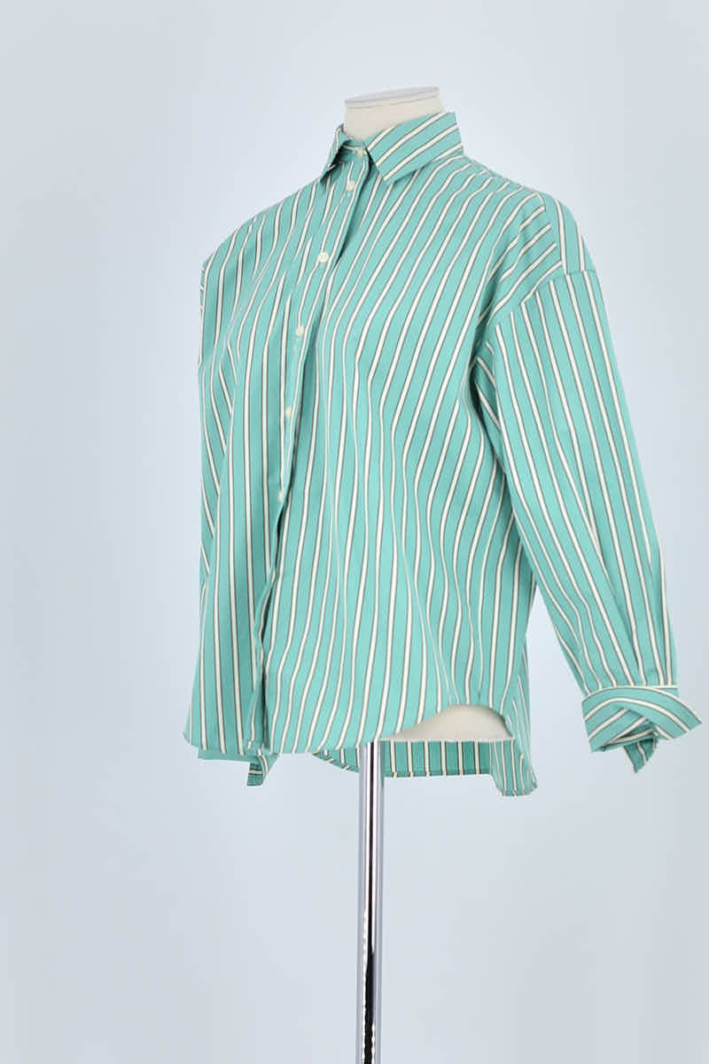 Chemise Figaret Vert en Coton