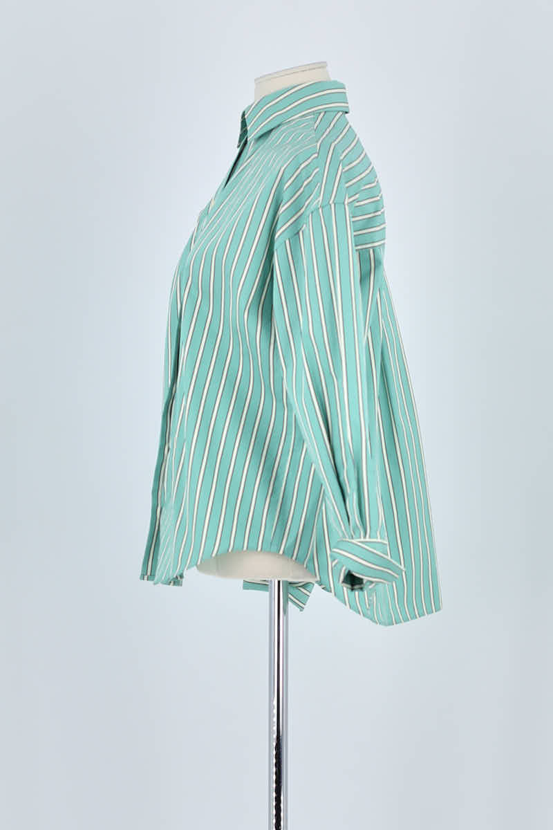 Chemise Figaret Vert en Coton