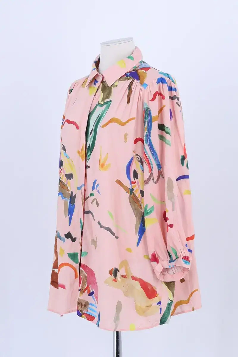 Chemise G. Kero Rose en Viscose