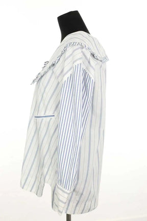Chemise Ganni Blanc en Coton
