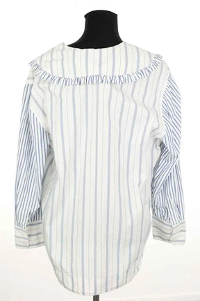 Chemise Ganni Blanc en Coton