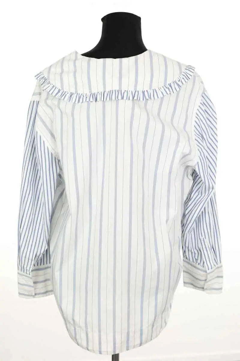 Chemise Ganni Blanc en Coton