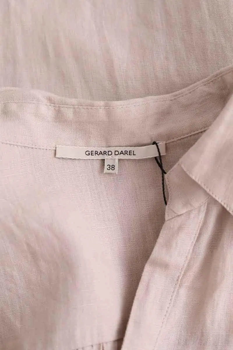 Chemise Gerard Darel Beige en Lin