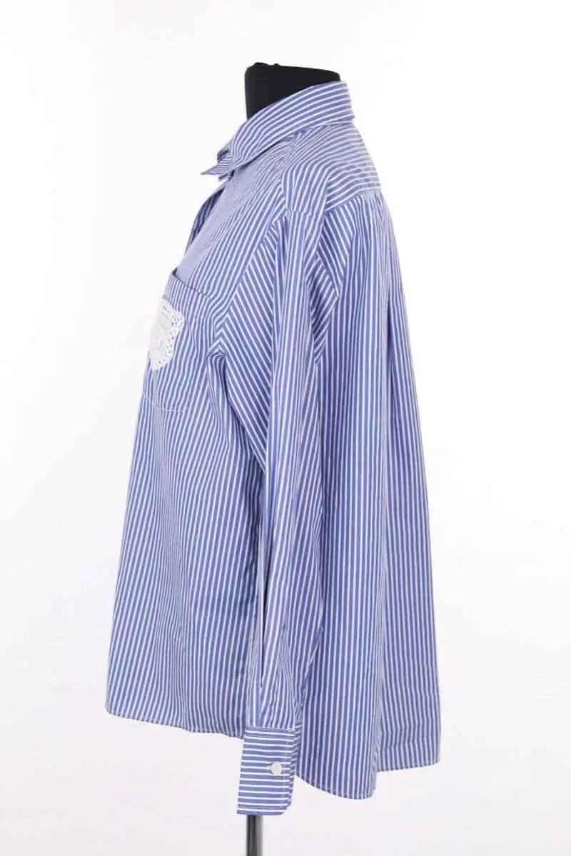 Chemise Gerard Darel Bleu en Coton