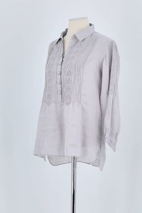 Chemise Gerard Darel Gris en Lin