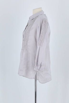 Chemise Gerard Darel Gris en Lin