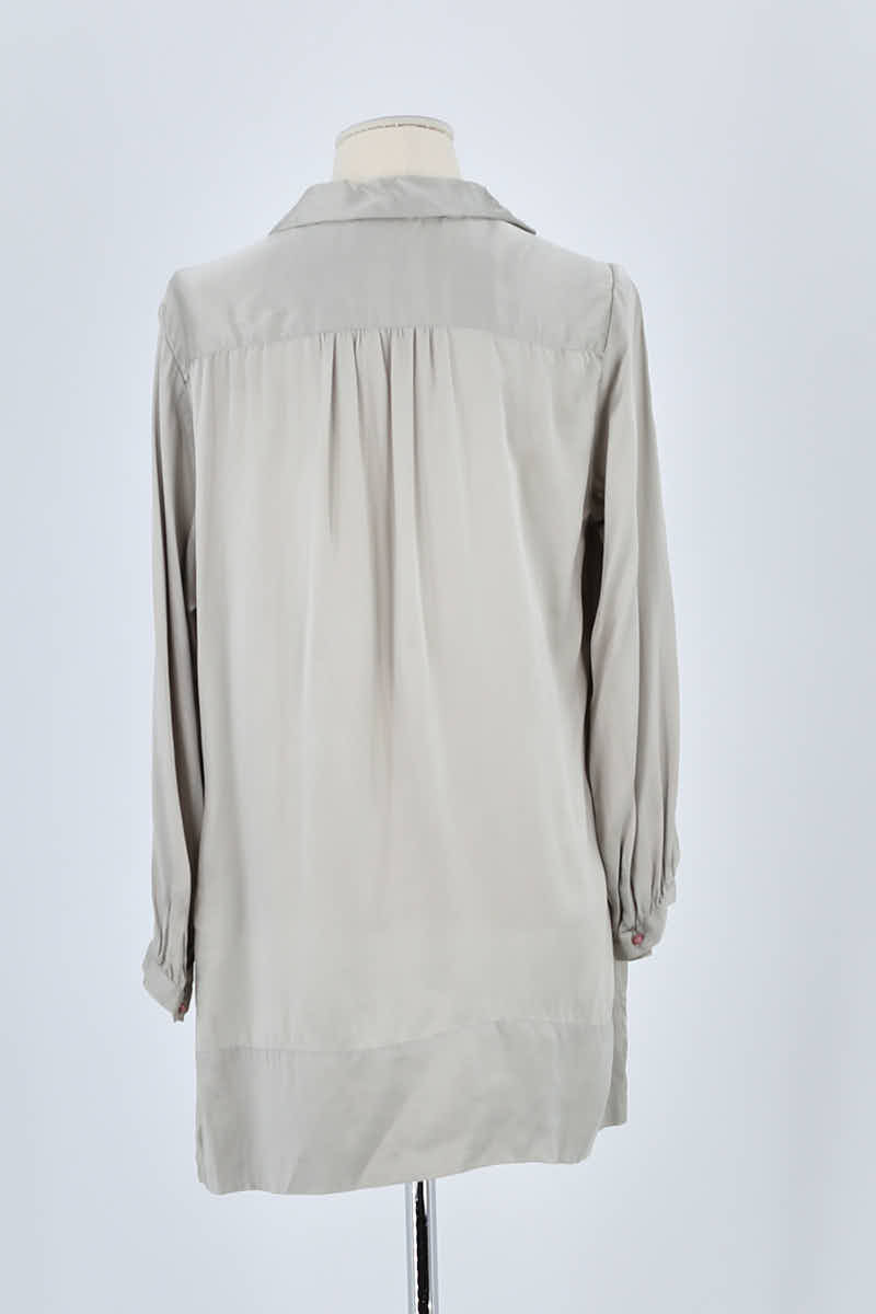 Chemise Gerard Darel Gris en Soie