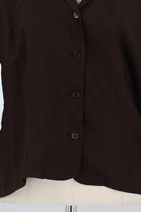 Chemise Gerard Darel Marron en Lin
