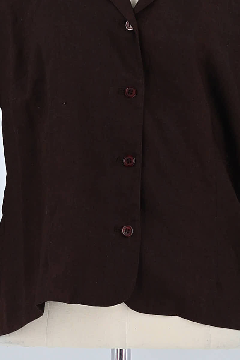 Chemise Gerard Darel Marron en Lin