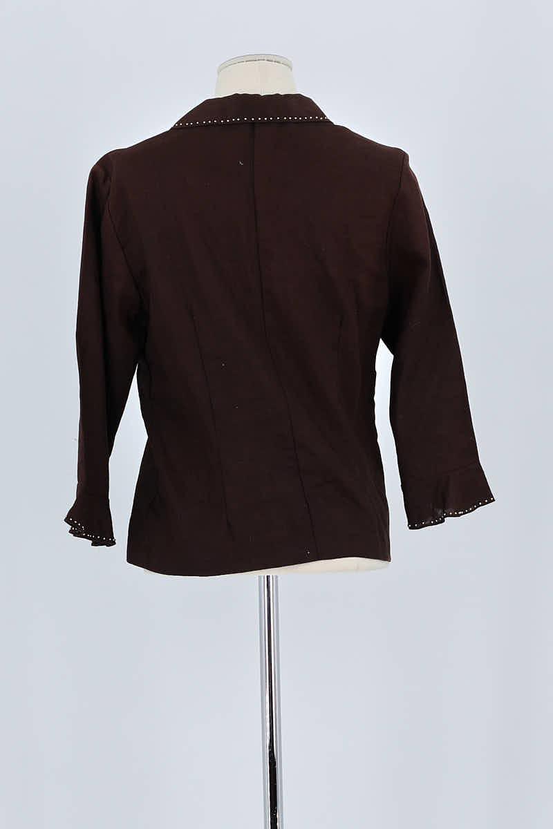 Chemise Gerard Darel Marron en Lin
