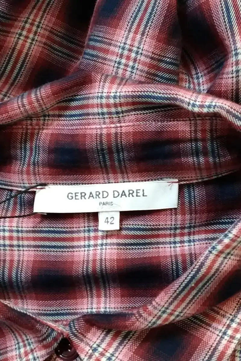 Chemise Gerard Darel Rouge en Coton
