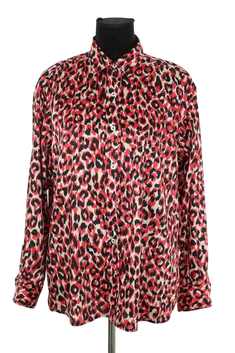 Chemise Gerard Darel Rouge en Synthétique, taille XL - Seconde Main