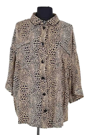 Chemise Heimstone Beige en Viscose, taille M - Seconde Main