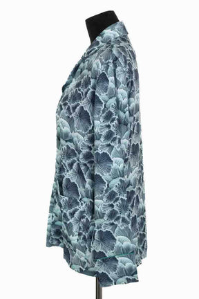 Chemise Heimstone Bleu en Polyester