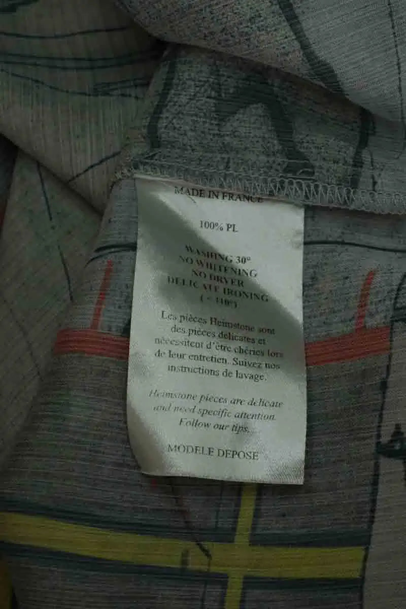 Chemise Heimstone Gris en Synthétique