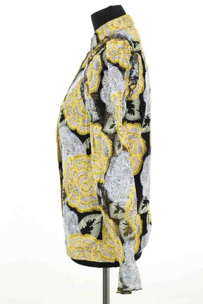 Chemise Heimstone Jaune en Polyester