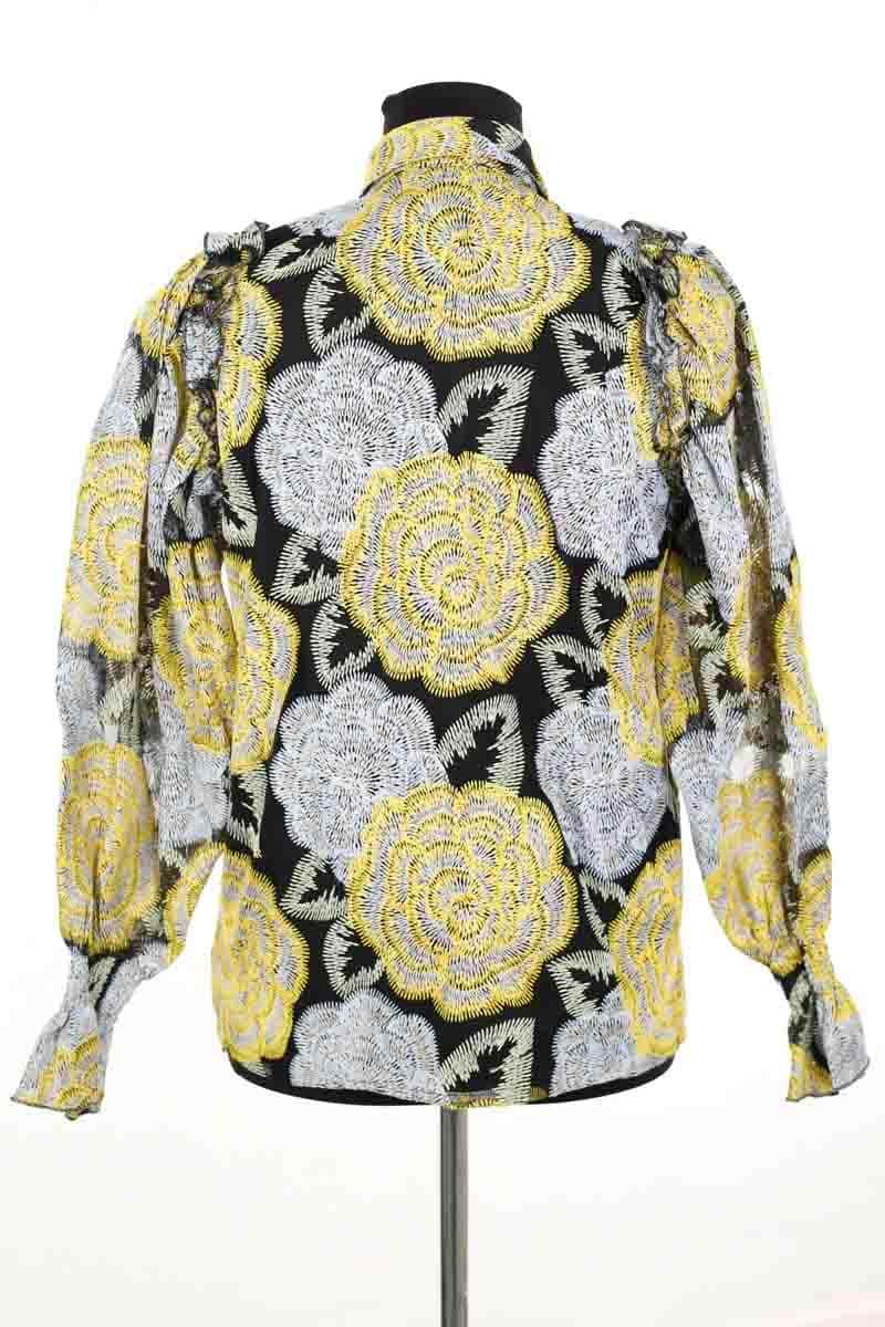 Chemise Heimstone Jaune en Polyester