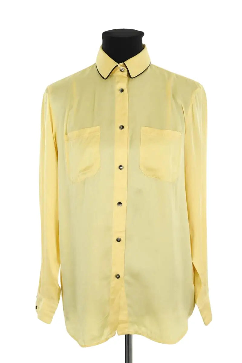 Chemise Heimstone Jaune en Soie, taille M - Seconde Main