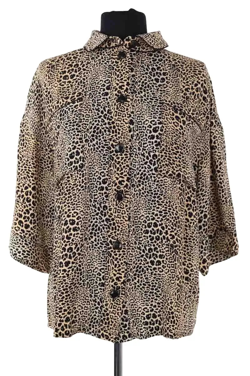 Chemise Heimstone Marron en Viscose, taille S - Seconde Main