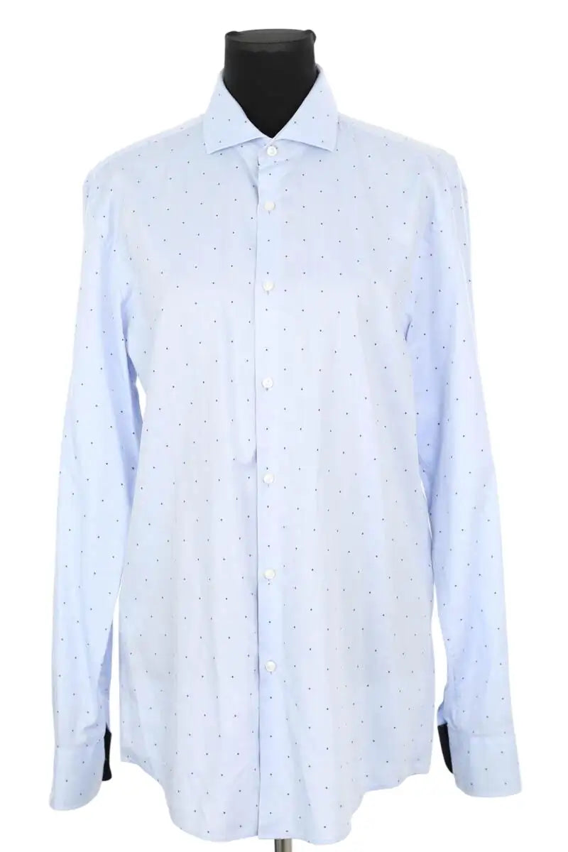 Chemise Hugo Boss Bleu en Coton - Seconde Main