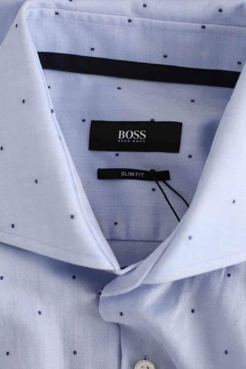 Chemise Hugo Boss Bleu en Coton