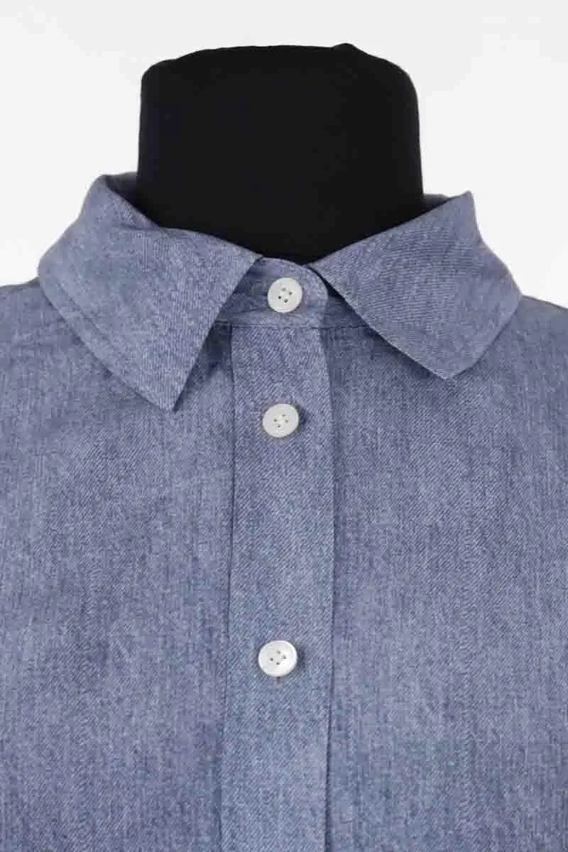 Chemise Icicle Bleu en Synthétique