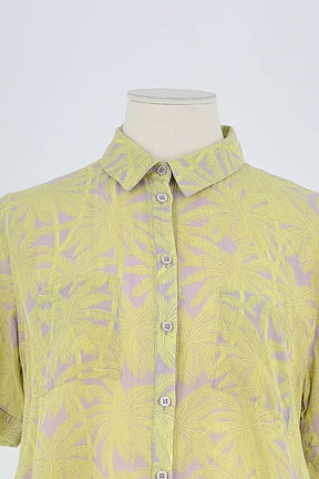 Chemise Idano Jaune en Coton