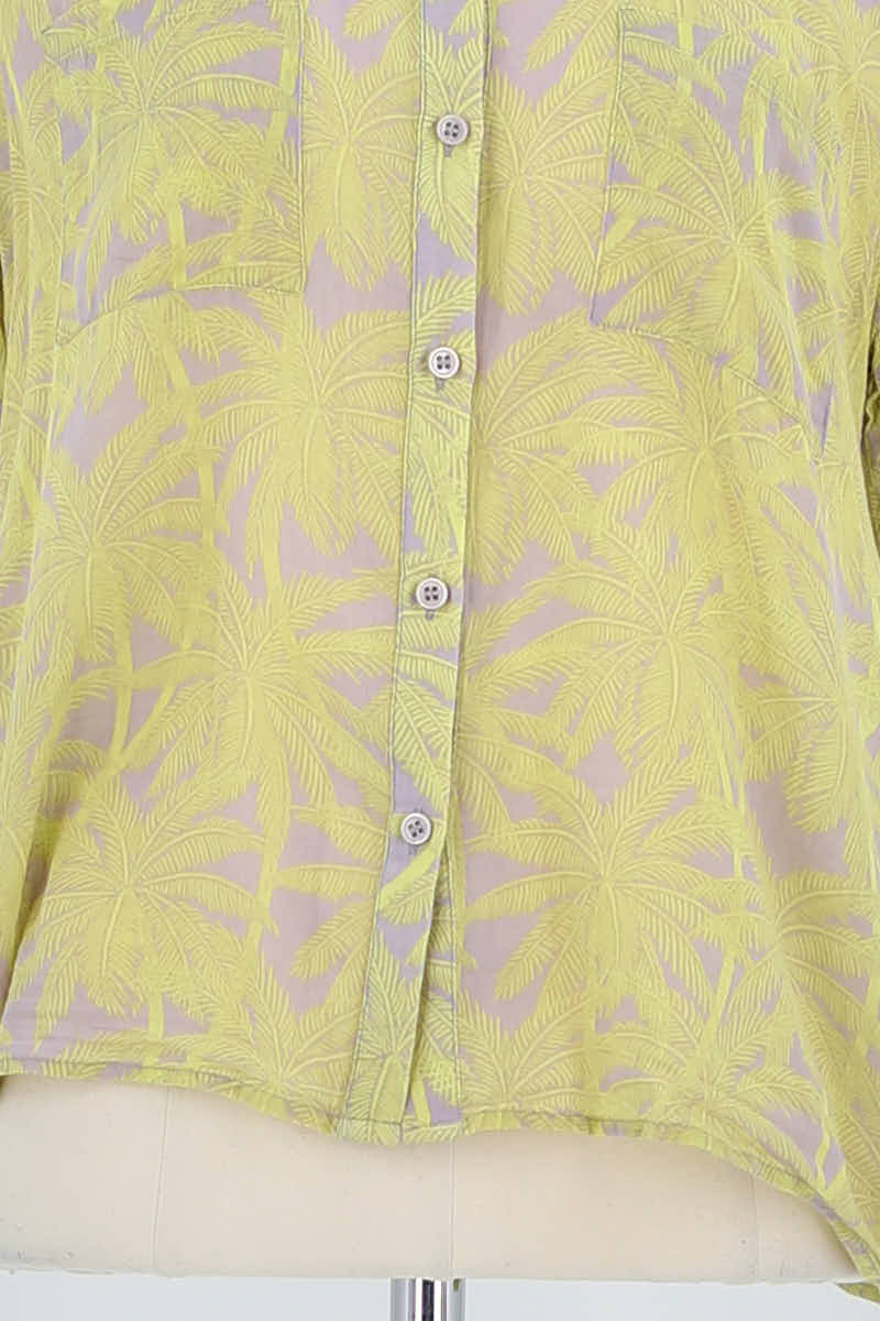 Chemise Idano Jaune en Coton