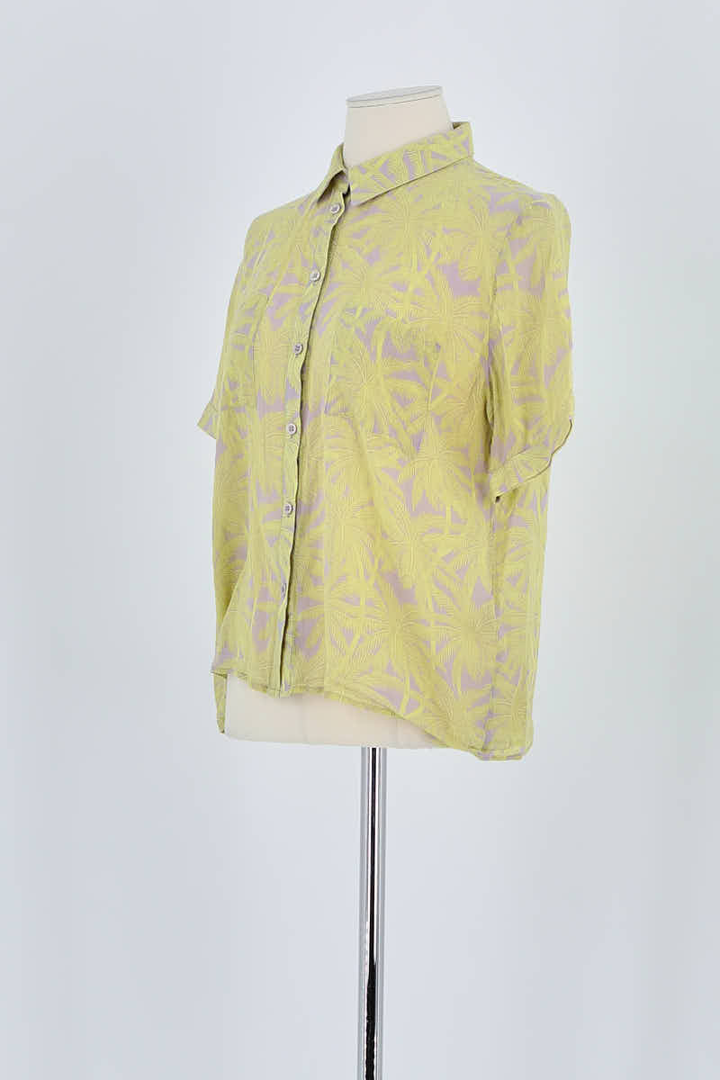 Chemise Idano Jaune en Coton