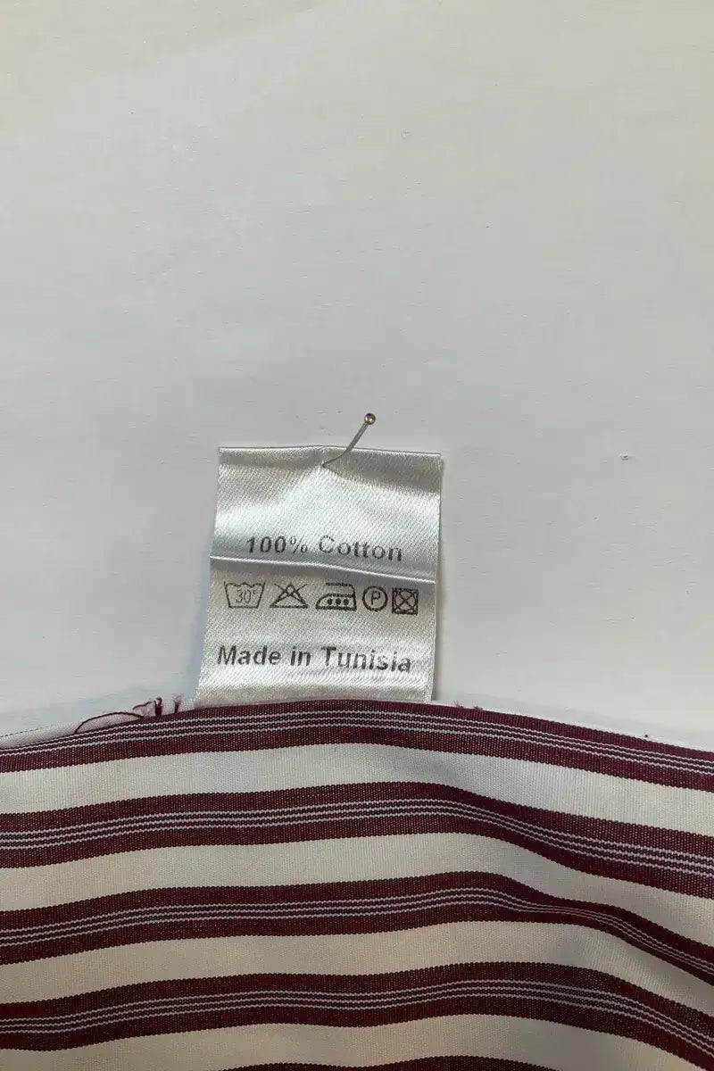 Chemise Ines de la Fressange Bordeaux en Coton