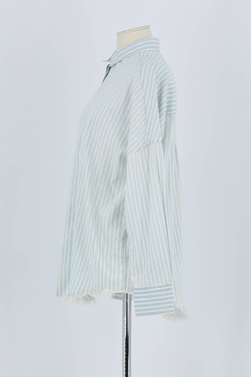 Chemise Iro Bleu en Coton