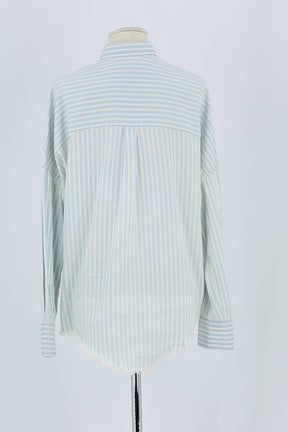 Chemise Iro Bleu en Coton