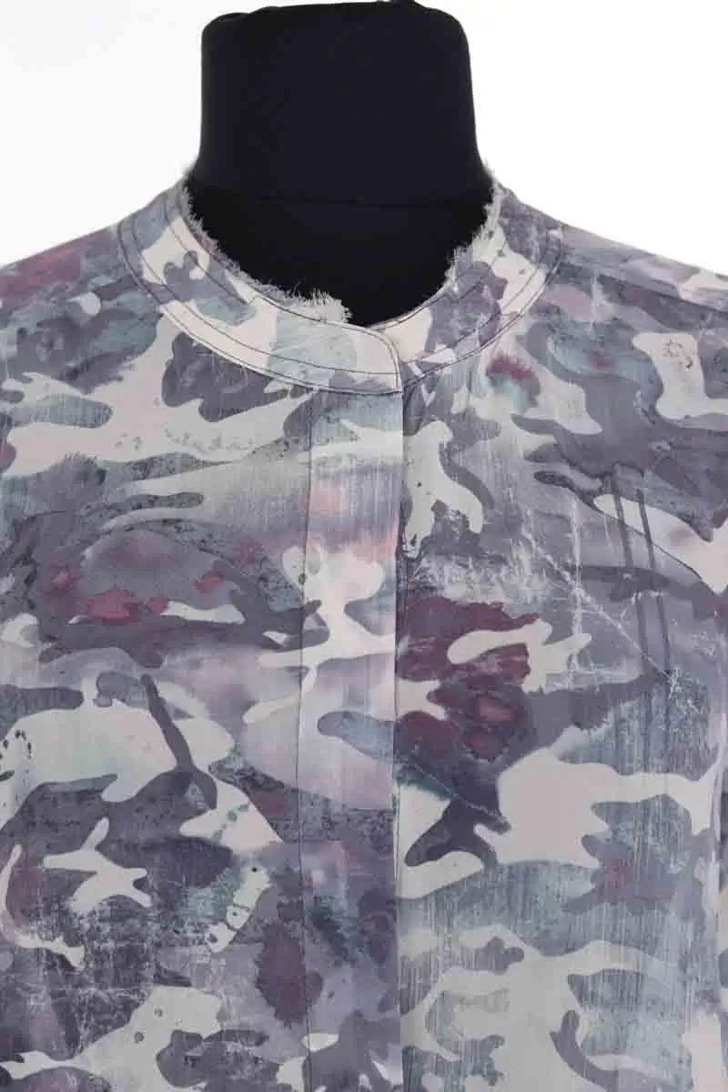 Chemise Iro Georgina Gris en Soie