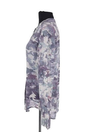 Chemise Iro Georgina Gris en Soie