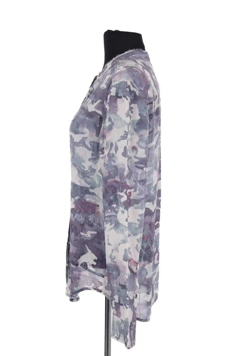 Chemise Iro Georgina Gris en Soie