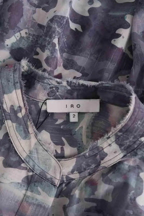 Chemise Iro Georgina Gris en Soie