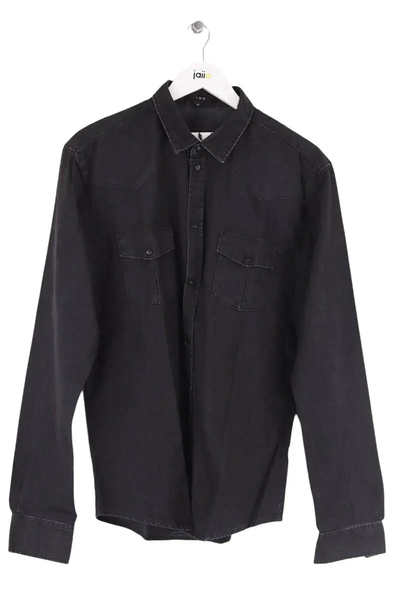 Chemise Iro Noir en Coton, taille M - Seconde Main