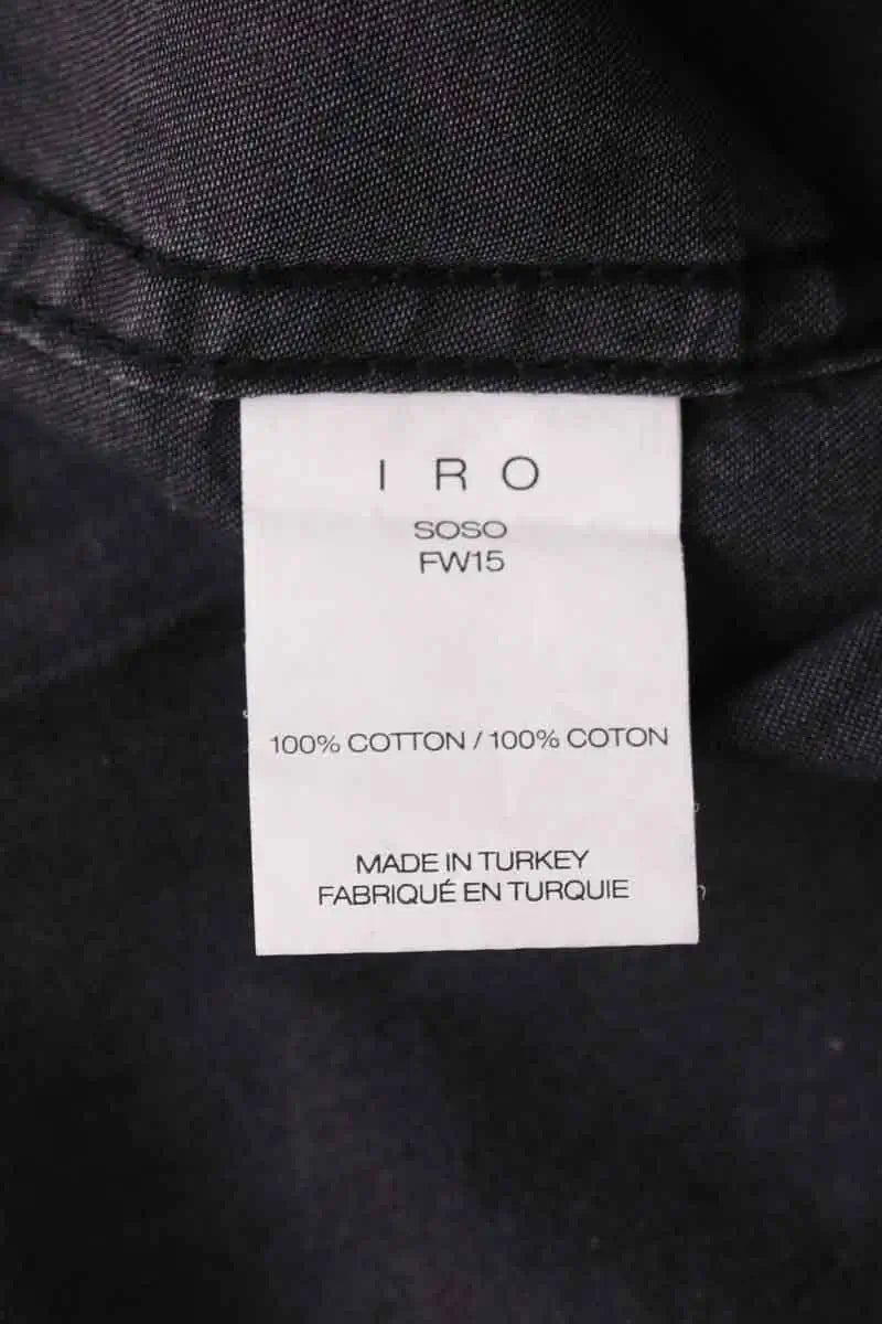 Chemise Iro Noir en Coton