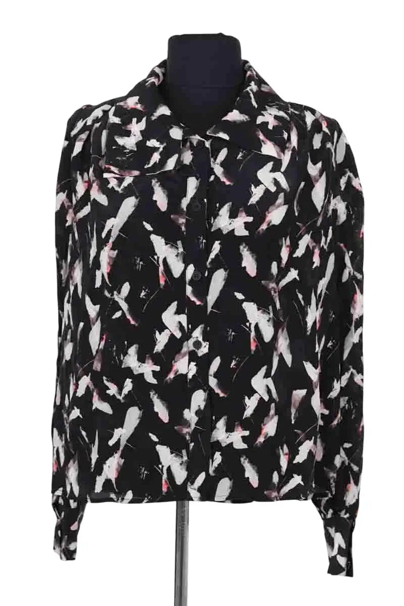 Chemise Iro Noir en Viscose, taille XS - Seconde Main
