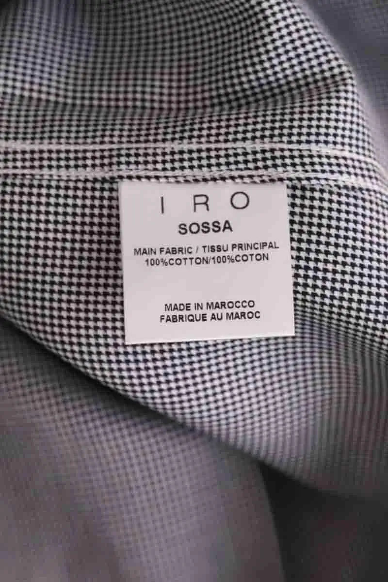 Chemise Iro Sossa Noir en Synthétique