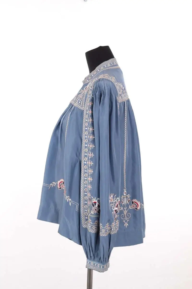 Chemise Isabel Marant Bleu en Soie