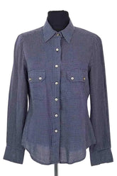 Chemise Isabel Marant Étoile Bleu en Coton, taille L - Seconde Main